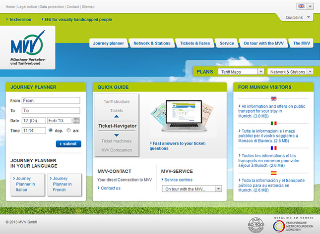 MVV Timetables